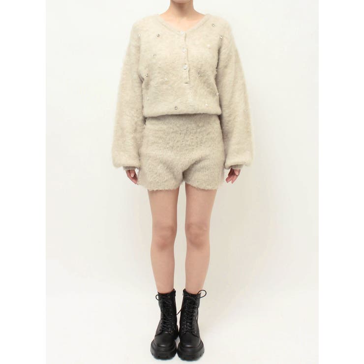 bijouシャギーニットロンパース | EVRIS | 詳細画像43 