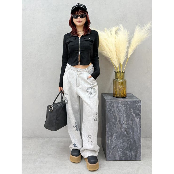 グラフィックプリントスウェットパンツ | EVRIS | 詳細画像15 