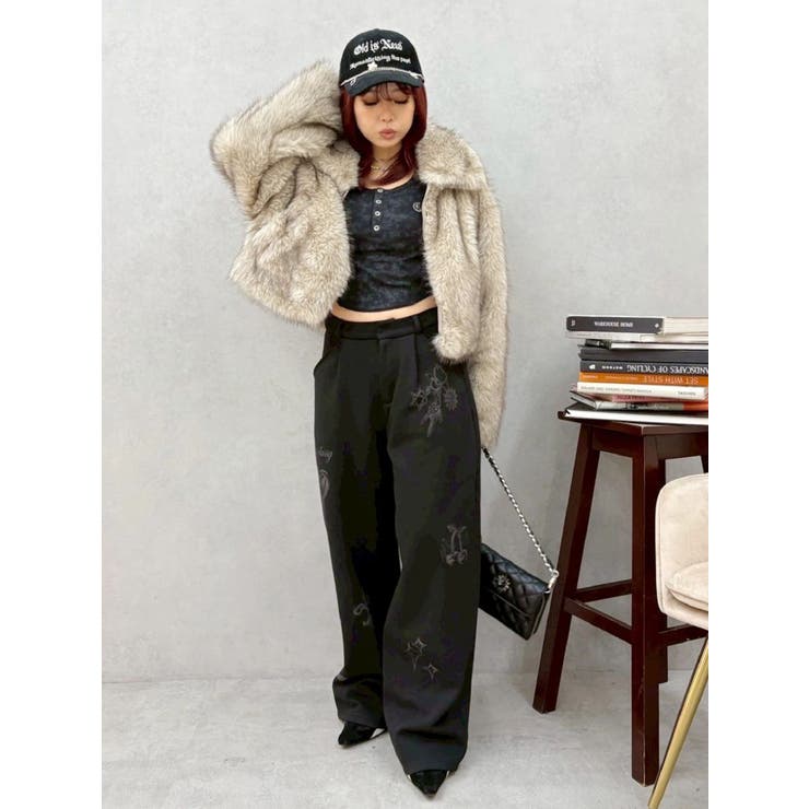 グラフィックプリントスウェットパンツ | EVRIS | 詳細画像25 