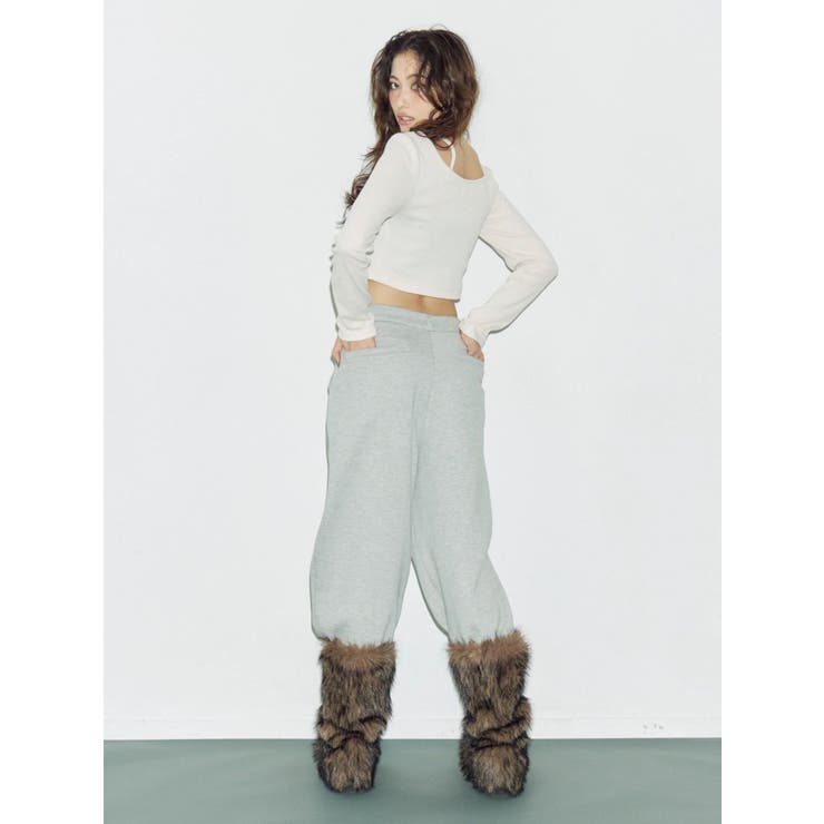 グラフィックプリントスウェットパンツ | EVRIS | 詳細画像5 