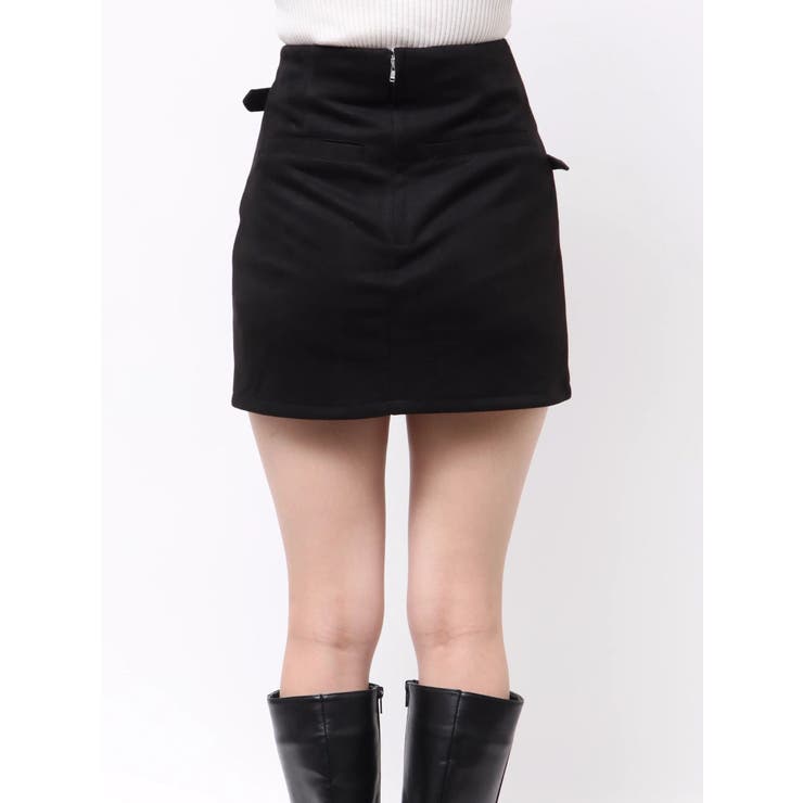 ダブルバックルベルトミニスカート | EVRIS | 詳細画像33 