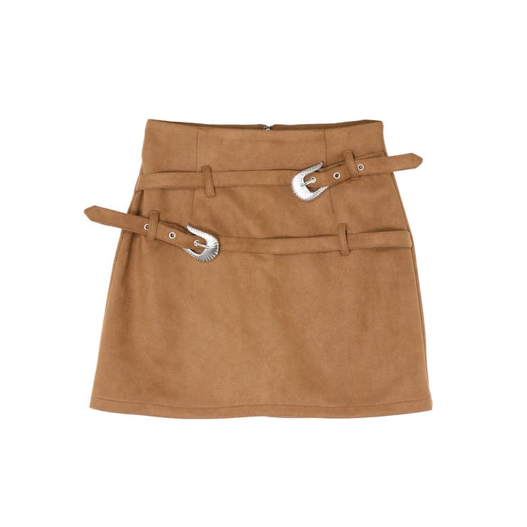 ダブルバックルベルトミニスカート | EVRIS | 詳細画像42 