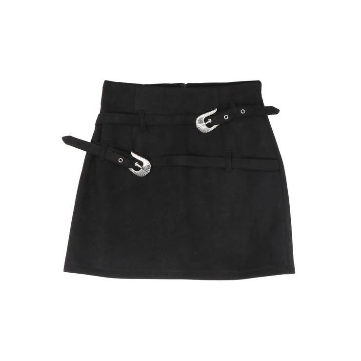 ダブルバックルベルトミニスカート | EVRIS | 詳細画像43 