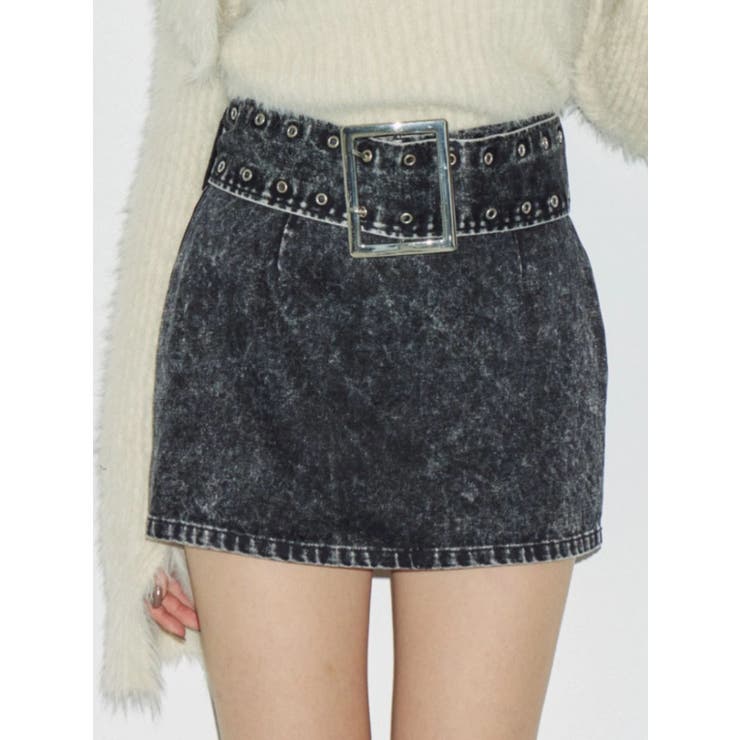 タイトワイドベルトミニスカート | EVRIS | 詳細画像1 