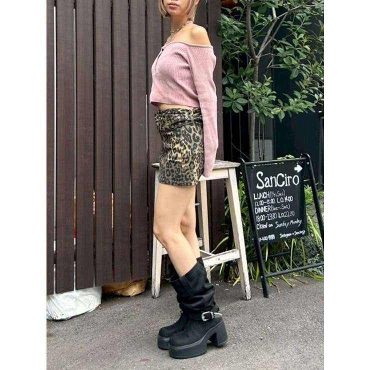 タイトワイドベルトミニスカート | EVRIS | 詳細画像19 