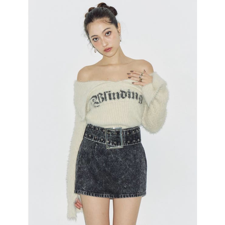 タイトワイドベルトミニスカート | EVRIS | 詳細画像2 