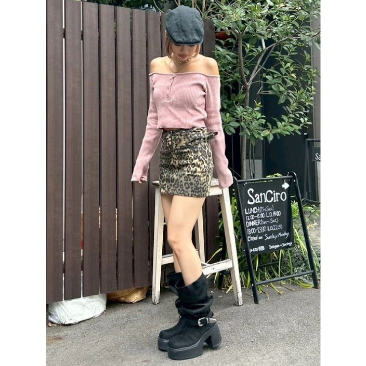 タイトワイドベルトミニスカート | EVRIS | 詳細画像20 