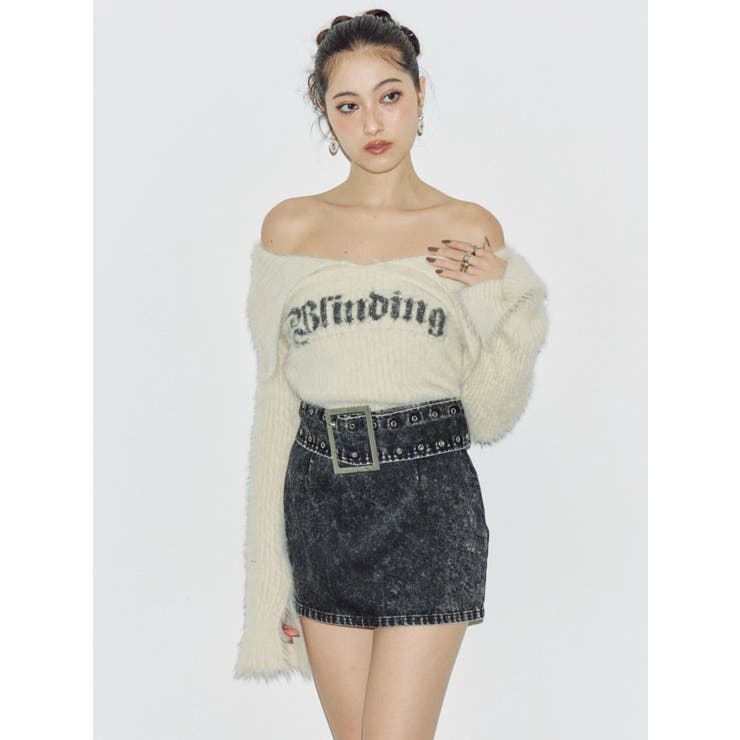 タイトワイドベルトミニスカート | EVRIS | 詳細画像3 