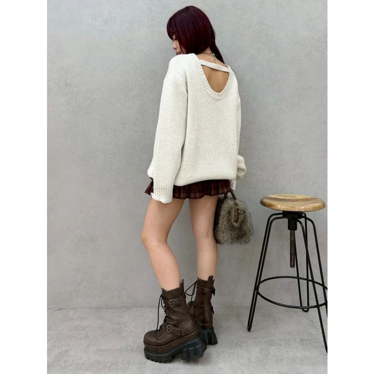 フリルチェックミニスカート | EVRIS | 詳細画像19 