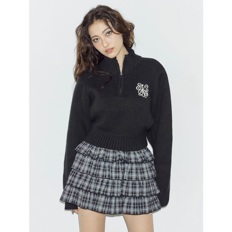 フリルチェックミニスカート | EVRIS | 詳細画像2 