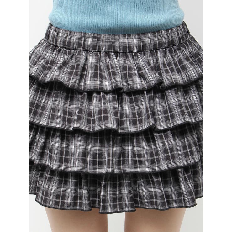 フリルチェックミニスカート | EVRIS | 詳細画像38 