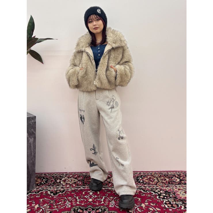 ワンポイントシャギーニットキャップ | EVRIS | 詳細画像19 