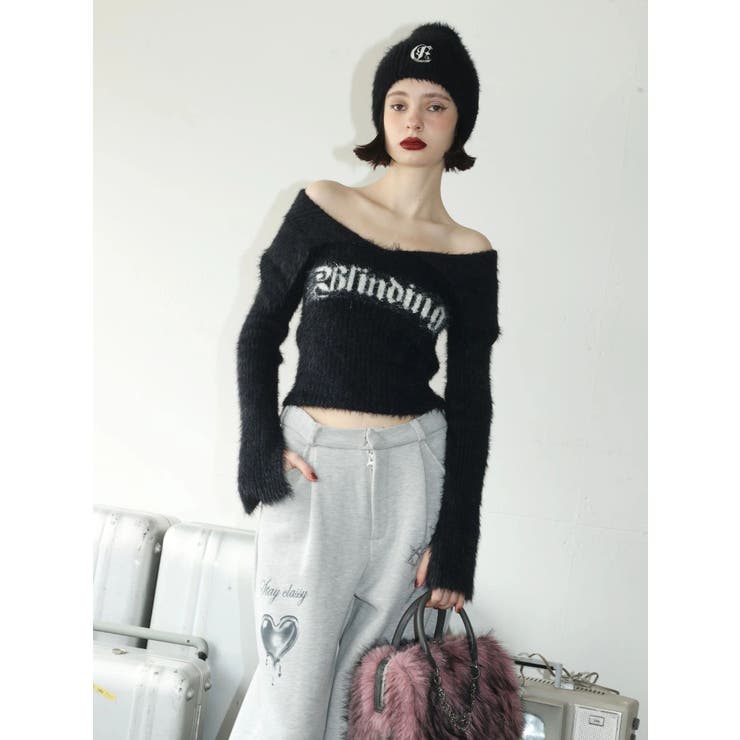 ワンポイントシャギーニットキャップ | EVRIS | 詳細画像5 