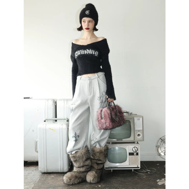 ワンポイントシャギーニットキャップ | EVRIS | 詳細画像6 