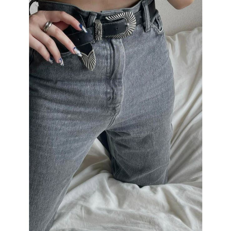 メタルバックルフェイクレザーベルト | EVRIS | 詳細画像10 