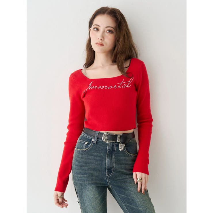 メタルバックルフェイクレザーベルト | EVRIS | 詳細画像3 