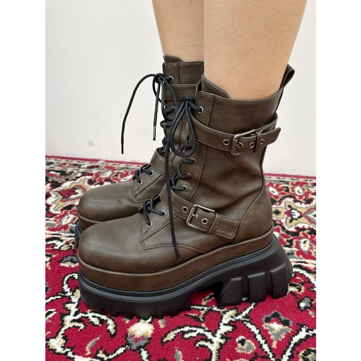 バックルエンジニアブーツ[品番：MKSW0066702]｜EVRIS（エブリス）の