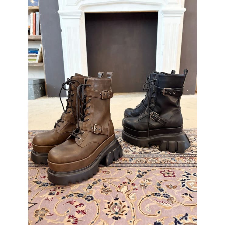 バックルエンジニアブーツ[品番：MKSW0066702]｜EVRIS（エブリス）の