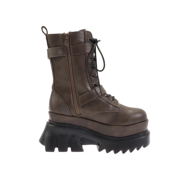 EVRIS バックルエンジニアブーツ 2025冬新作 EVRIS（エヴリス） ブーツ バックルエンジニアブーツ レディース