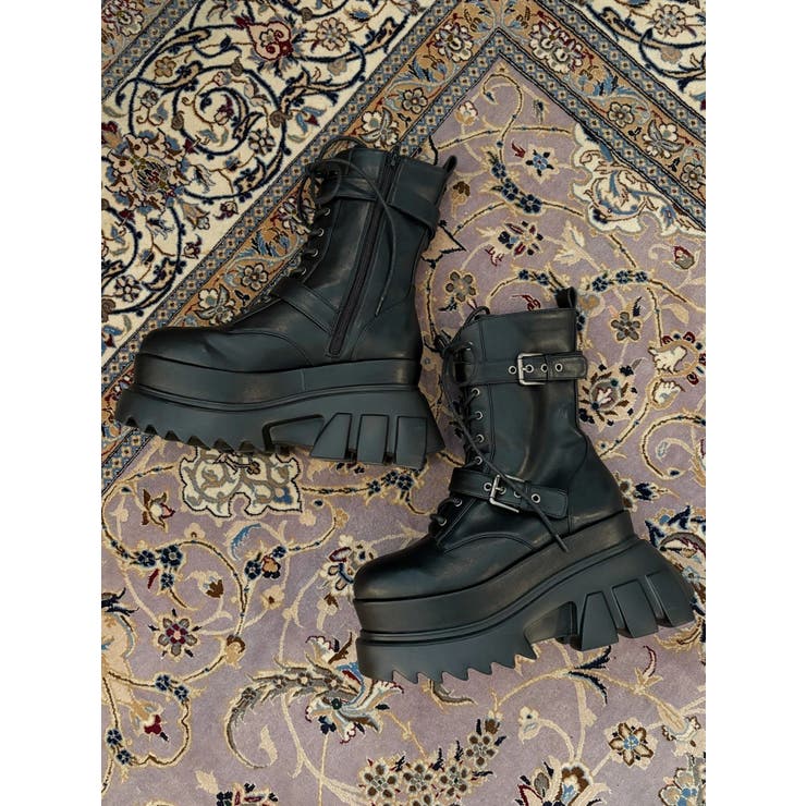 バックルエンジニアブーツ[品番：MKSW0066702]｜EVRIS（エブリス）の