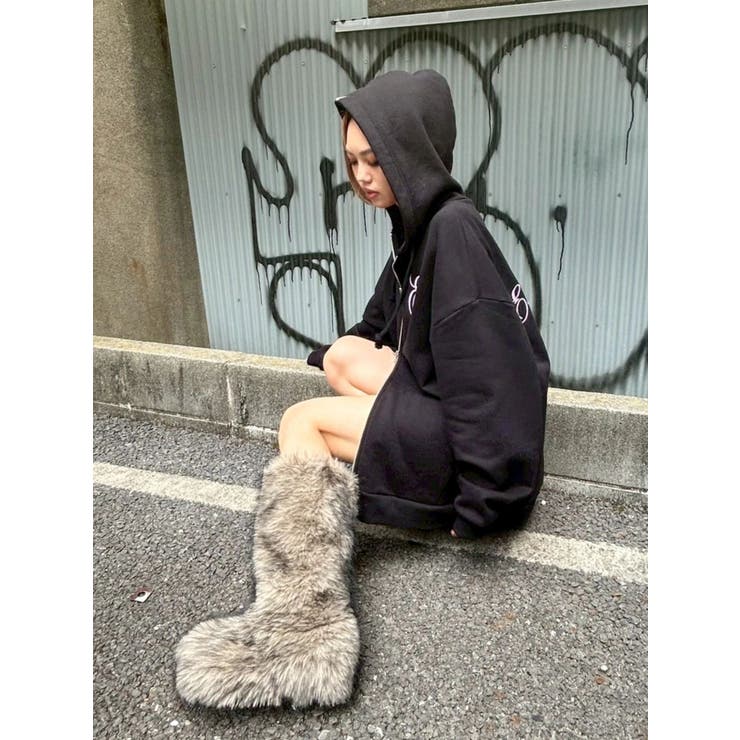 ファイクファーモンスターブーツ | EVRIS | 詳細画像9 