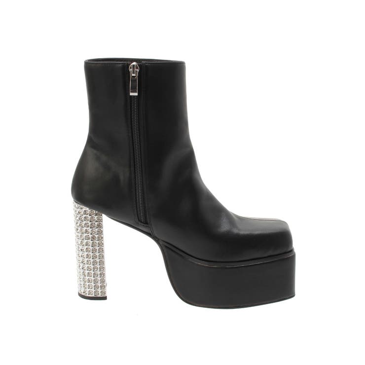 グリッターチャンキーヒールショートブーツ | EVRIS | 詳細画像26 