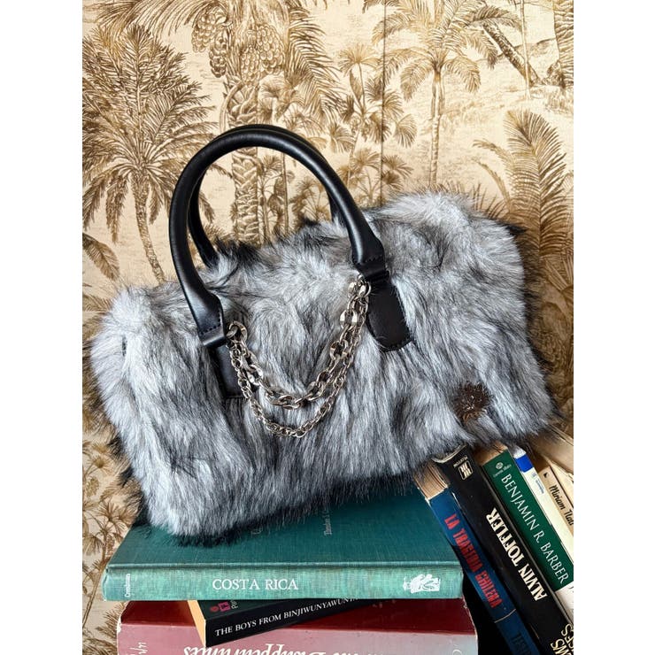 フェイクファーボストンBAG[品番：MKSW0066704]｜EVRIS（エブリス）の