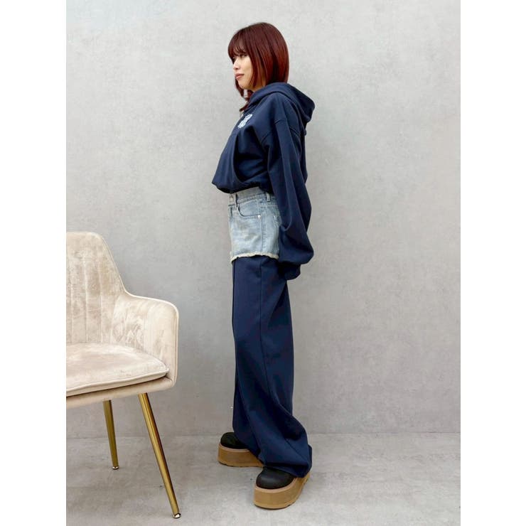 ドッキングスウェットデニムパンツ【セットアップ着用可能】 | EVRIS | 詳細画像11 