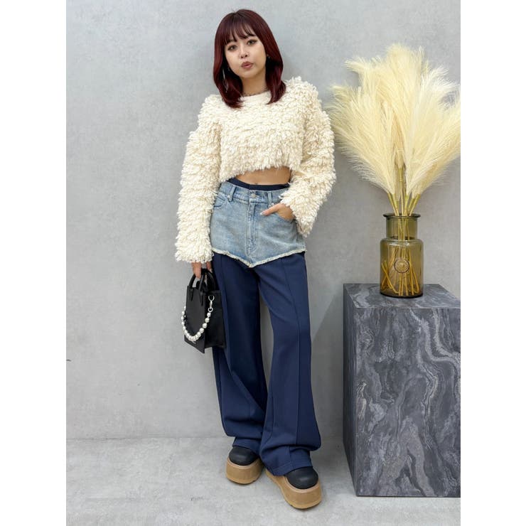 ドッキングスウェットデニムパンツ【セットアップ着用可能】 | EVRIS | 詳細画像16 