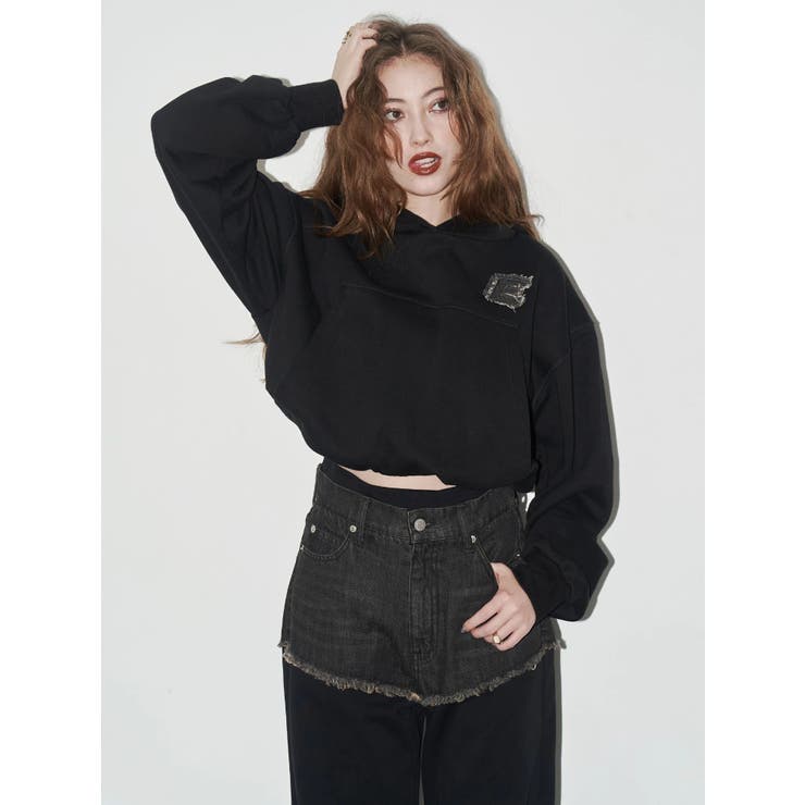 ドッキングスウェットデニムパンツ【セットアップ着用可能】 | EVRIS | 詳細画像2 