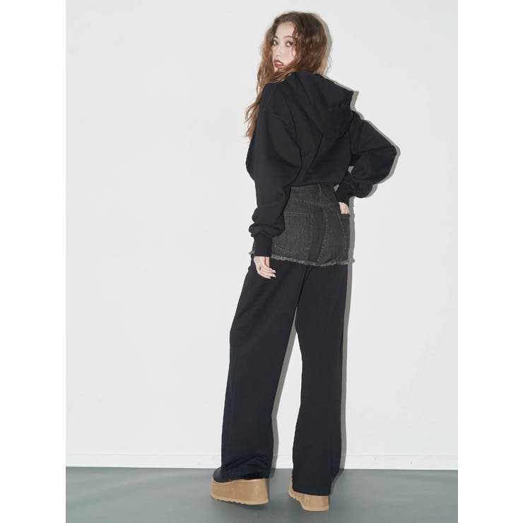 ドッキングスウェットデニムパンツ【セットアップ着用可能】 | EVRIS | 詳細画像4 