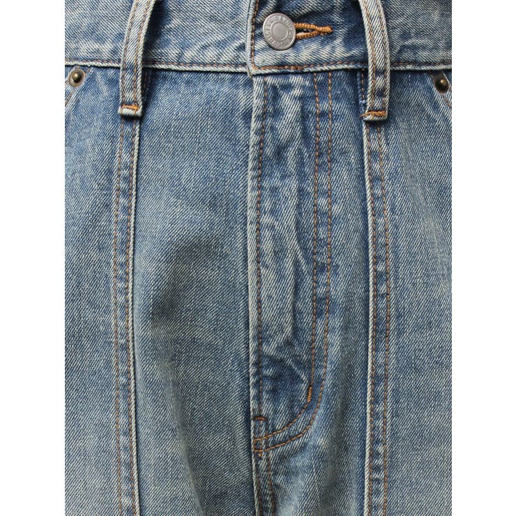 リベットペインターワイドデニムパンツ | EVRIS | 詳細画像23 