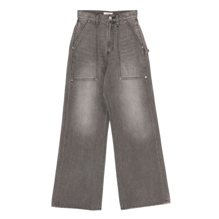 リベットペインターワイドデニムパンツ | EVRIS | 詳細画像24 