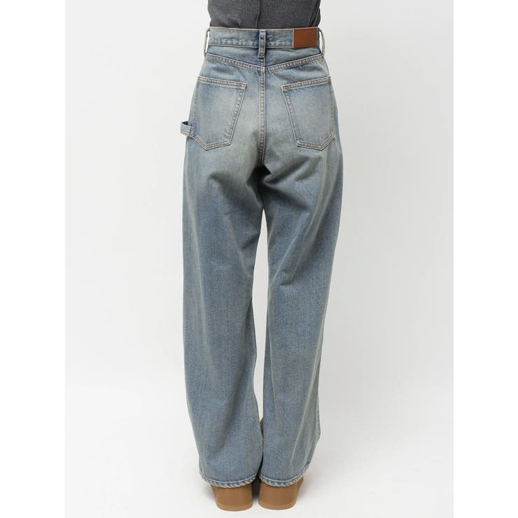 リベットペインターワイドデニムパンツ | EVRIS | 詳細画像28 