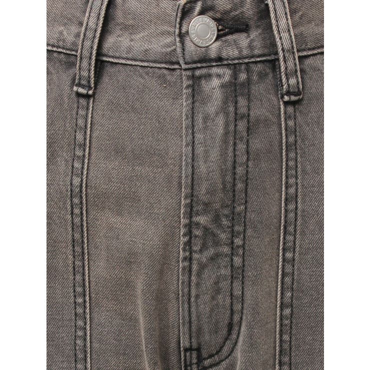 リベットペインターワイドデニムパンツ | EVRIS | 詳細画像35 