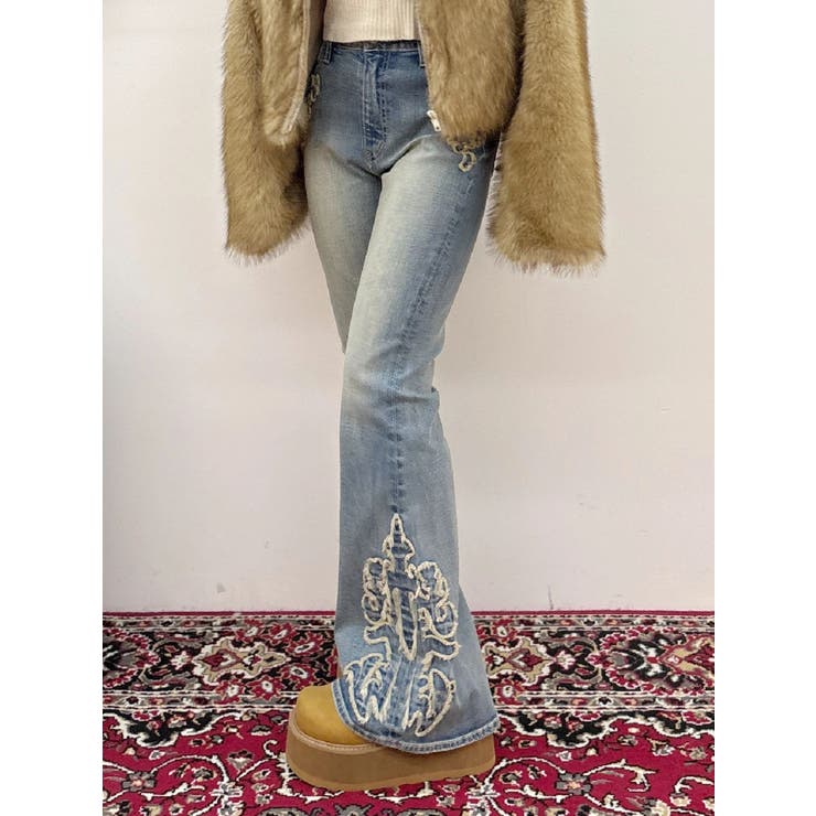 ウエスタンデザインフレアデニムパンツ | EVRIS | 詳細画像11 