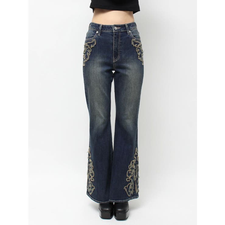 ウエスタンデザインフレアデニムパンツ | EVRIS | 詳細画像28 