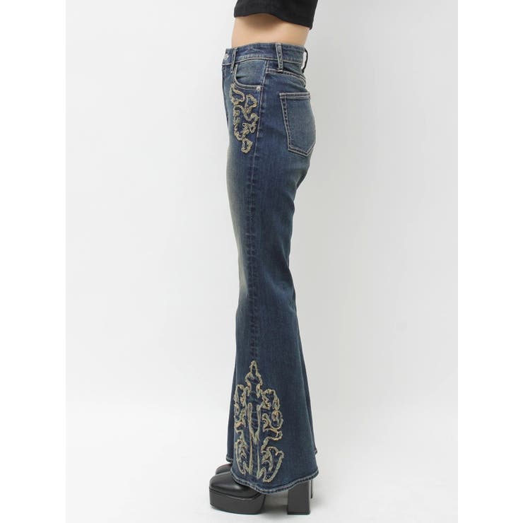 ウエスタンデザインフレアデニムパンツ | EVRIS | 詳細画像29 