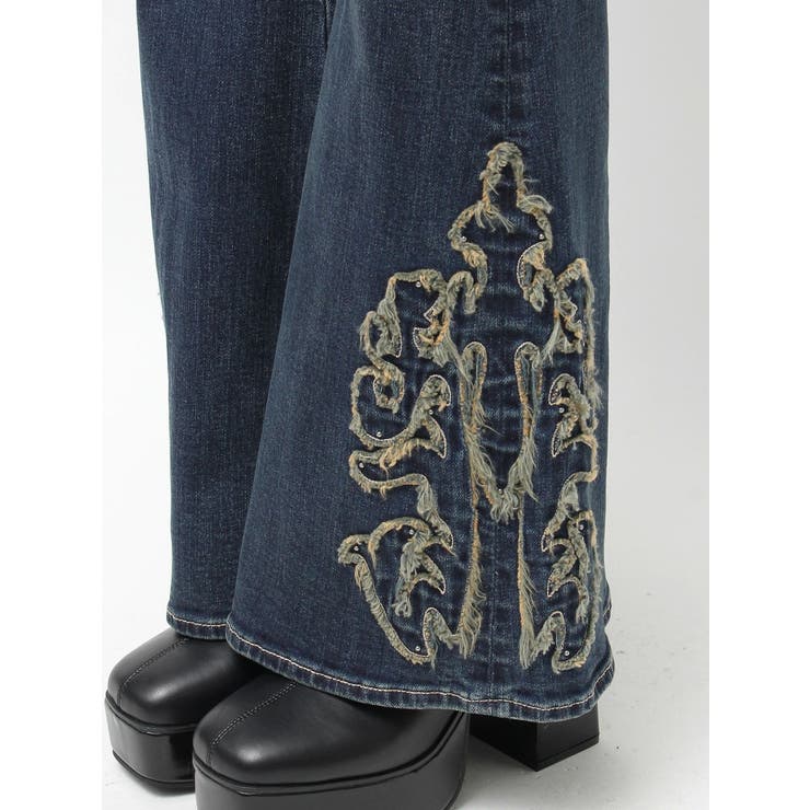 ウエスタンデザインフレアデニムパンツ | EVRIS | 詳細画像34 