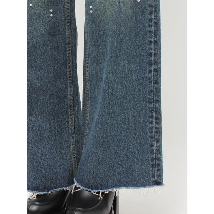 bijouワイドデニムパンツ | EVRIS | 詳細画像34 
