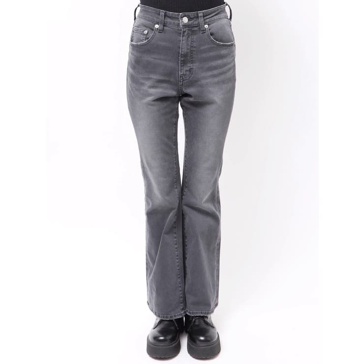 カラーヴィンテージライクストレッチフレアデニムパンツ | EVRIS | 詳細画像21 