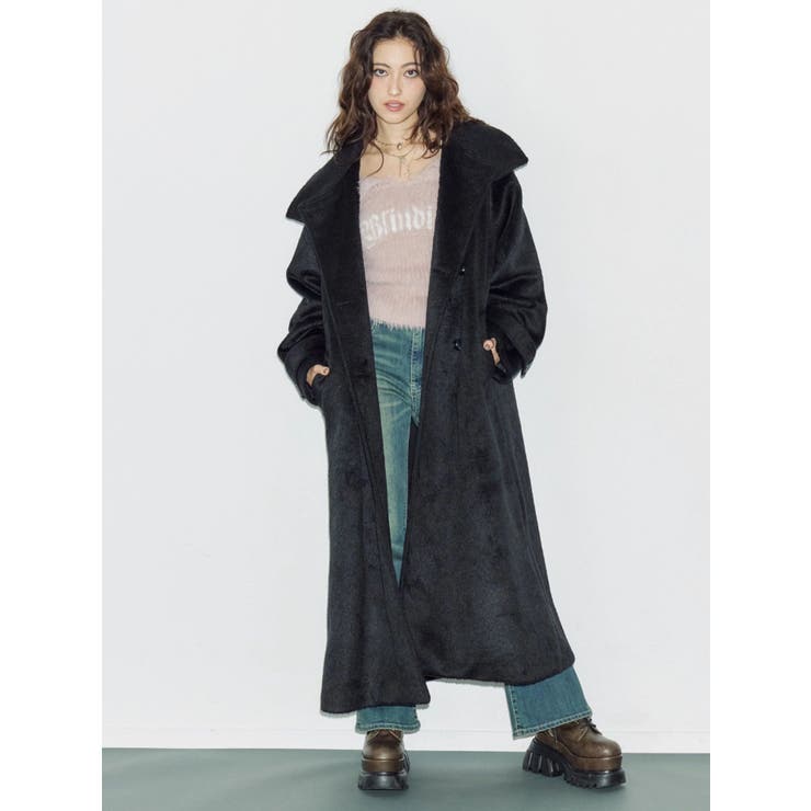 ラメロゴシャギーオフショルニットトップス | EVRIS | 詳細画像10 