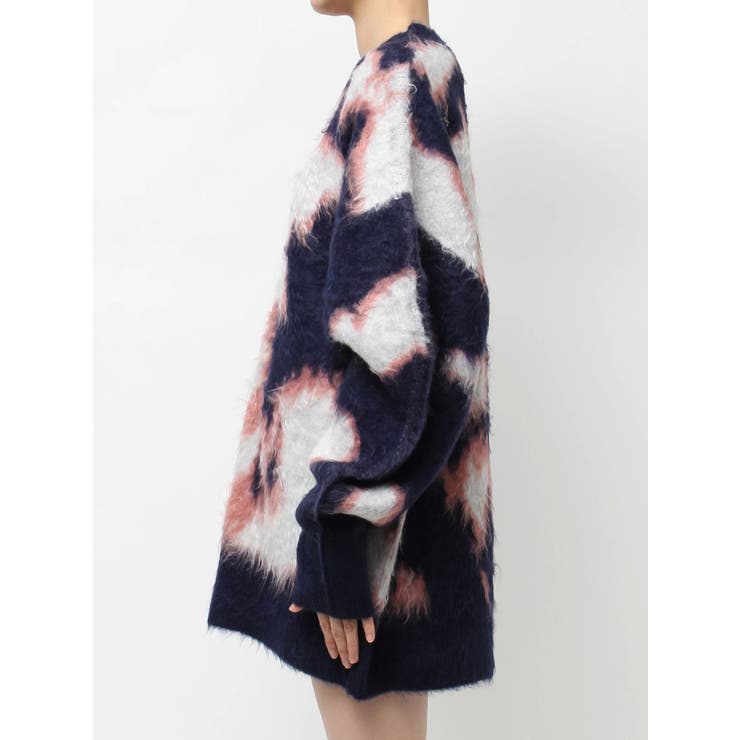 アニマルシャギーオーバーサイズニットトップス | EVRIS | 詳細画像25 