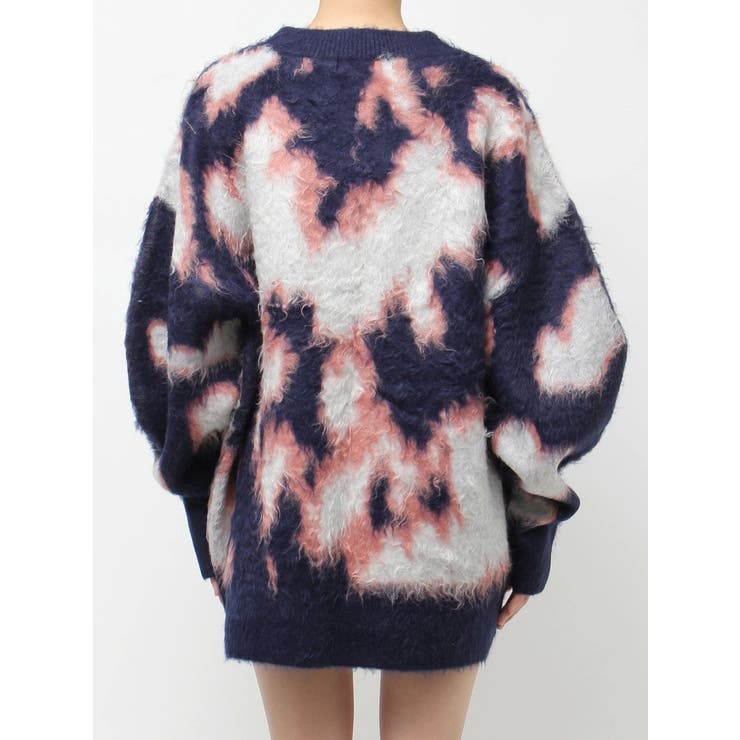 アニマルシャギーオーバーサイズニットトップス | EVRIS | 詳細画像26 