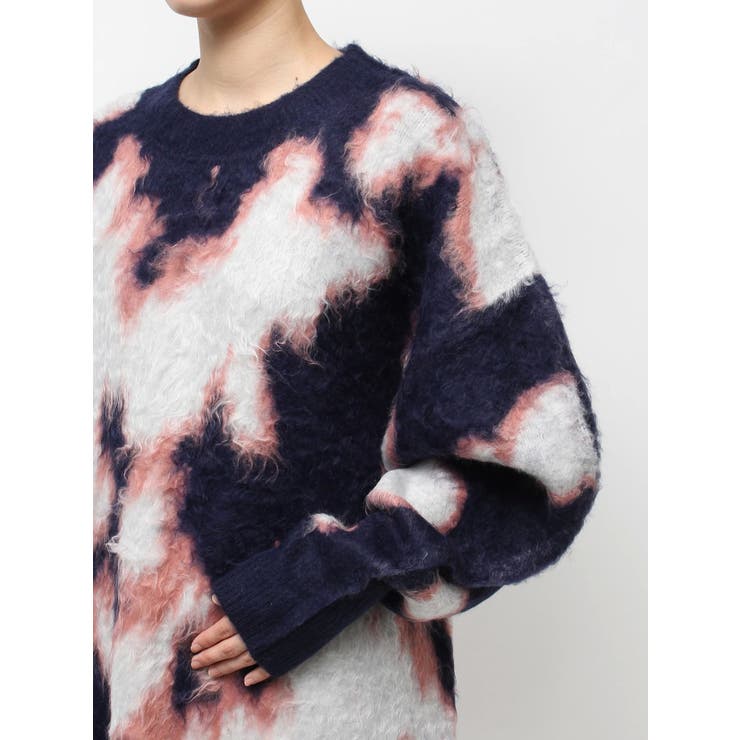 アニマルシャギーオーバーサイズニットトップス | EVRIS | 詳細画像28 