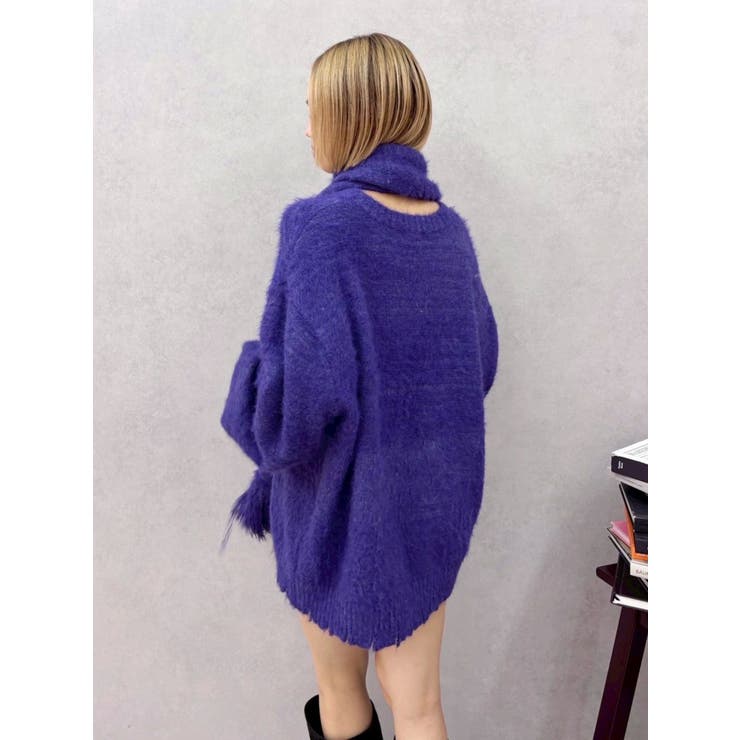 マフラーSETシャギーニットトップス | EVRIS | 詳細画像12 