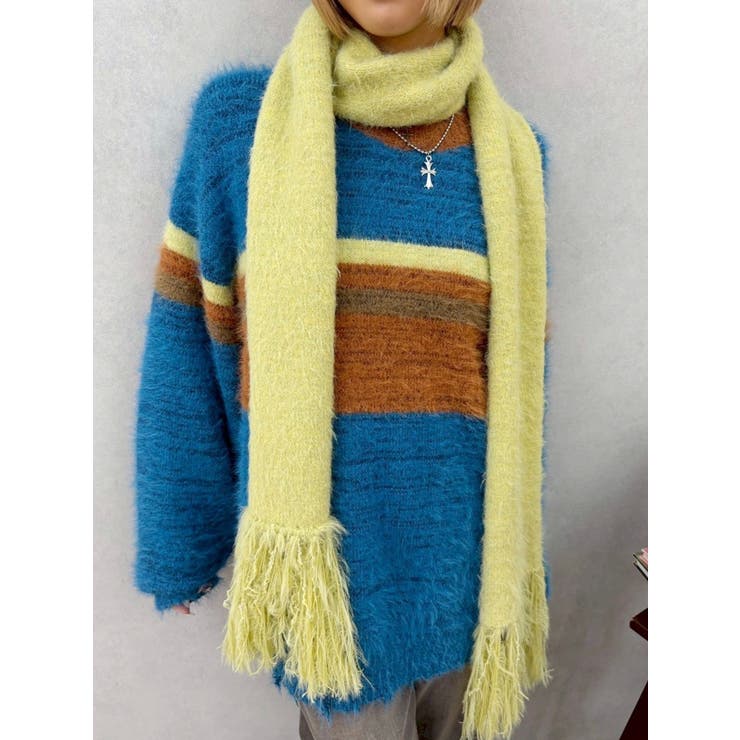 マフラーSETシャギーニットトップス | EVRIS | 詳細画像18 