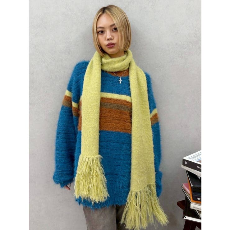 マフラーSETシャギーニットトップス | EVRIS | 詳細画像19 