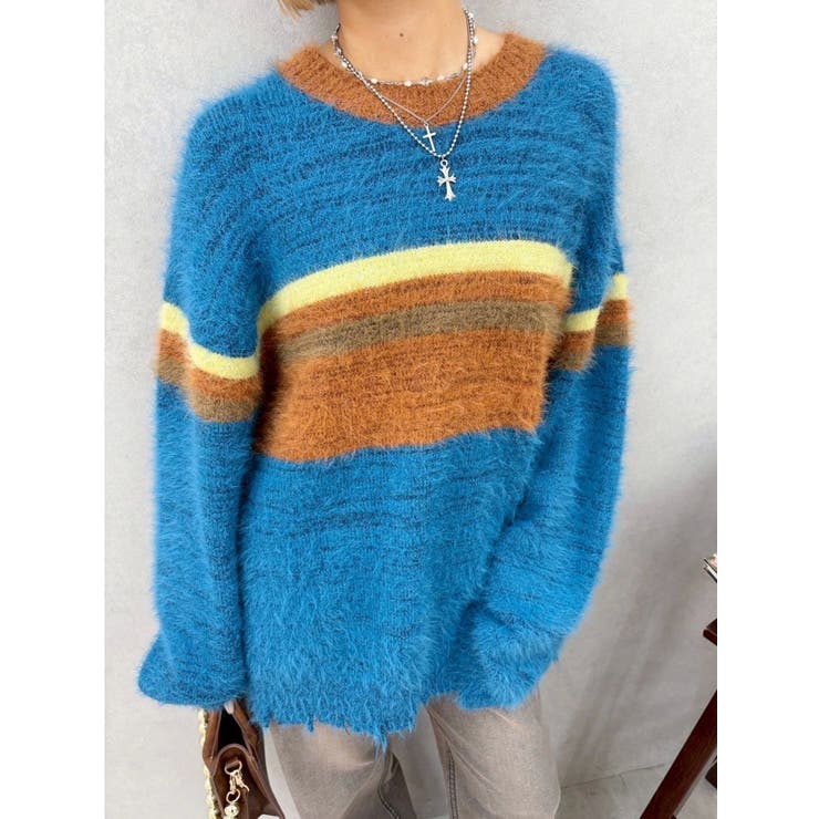 マフラーSETシャギーニットトップス | EVRIS | 詳細画像23 