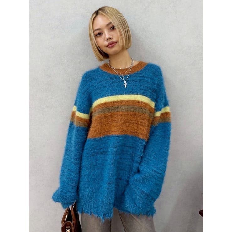 マフラーSETシャギーニットトップス | EVRIS | 詳細画像24 